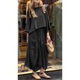 thumbnail image 2 of Women's Textured Top and Wide Leg Pants Set, Long Sleeve Casual Two Piece Outfit, 2 of 2