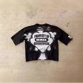 thumbnail image 2 of Camiseta de gran tamaño Retro Punk Rock, Top de manga corta de algodón con estampado gráfico de payaso Harajuku de Hip Hop, 2 of 4