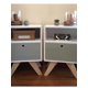 thumbnail image 1 of Par De Buro Muebleria Liz Diseño Retro Vintage Bco gris, 1 of 2