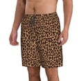 thumbnail image 2 of Balery Leopard Printed Traje de Baño Estilo Hawaiano para Hombre, Shorts de Secado Rápido con Bolsillos-Medium, 2 of 6