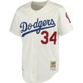 thumbnail image 2 of Men's Mitchell & Ness Fernando Valenzuela White Los Angeles Dodgers Authentic Jersey, 2 of 3