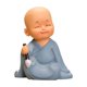 thumbnail image 2 of ShinYu Pequeño Monje Zen Decoración Del Hogar Sala de Estar Mesa de Té Muñeca Muñeca Cura Departamento Descompresión, 2 of 7