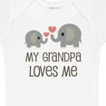 thumbnail image 4 of Inktastic My Grandpa Loves Me Boys or Girls Baby Bodysuit, 4 of 5