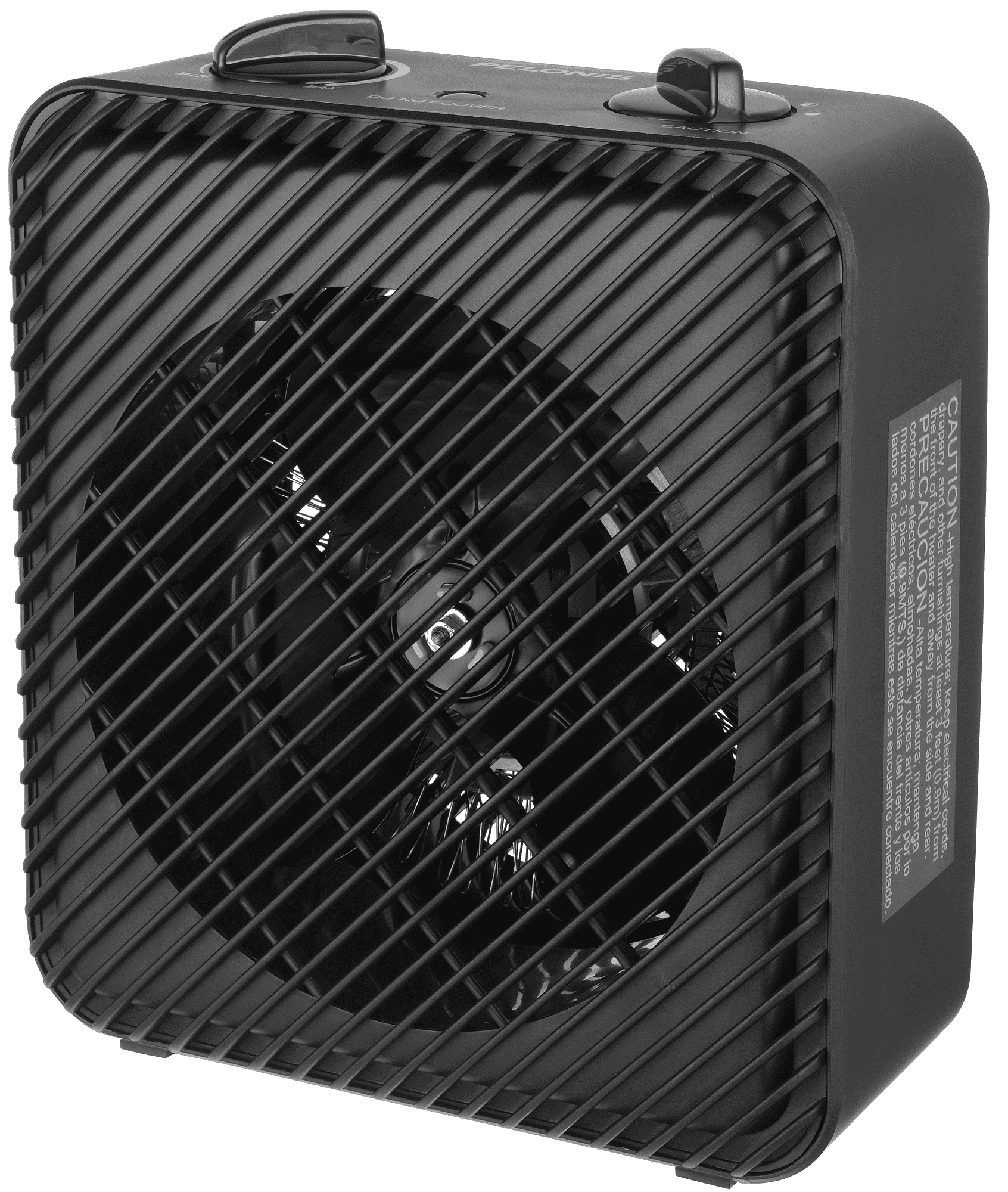 Pelonis 1500W 3-Speed Electric Fan-Forced Space Heater, PSH08F1ABB, Black