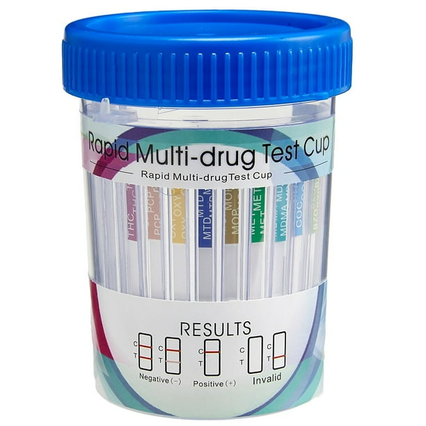 12 Panel Drug Test Cup (OPTION A) Amp/Bar/Bup/Bzo/Coc/MDMA/Mtd/Opi/Oxy