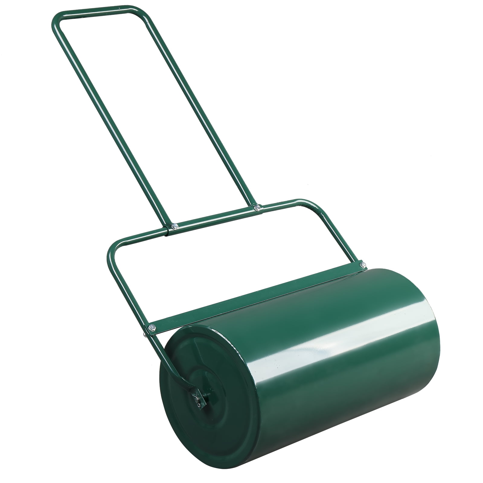 iTopRoad 24in Lawn Roller Cylindrical Garden Lawn Rollers Tow Behind