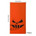 thumbnail image 2 of Halloween Candy Bags, Halloween Treat Bags, 50 Pcs Spooky Party Favor Bags With Ghost Pumpkin Witch Designs, Large 10.83x4.92 Inch Waterproof Durable OPP Plastic Bags For Candy Gifts, 2 of 6