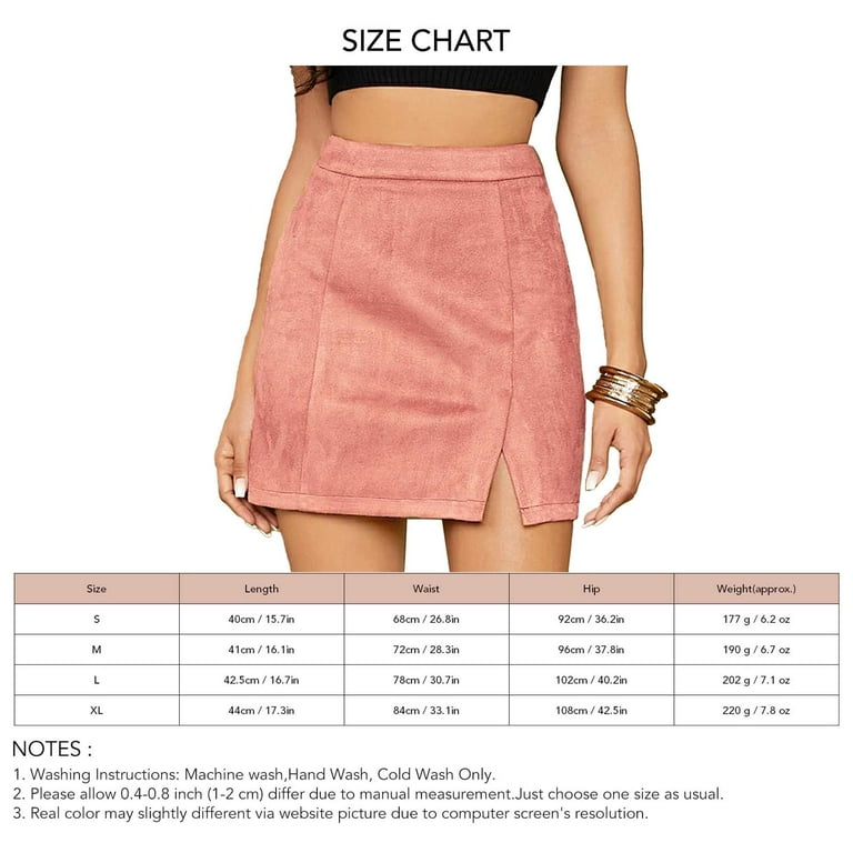 Washing faux 2024 suede skirt