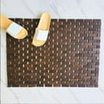 thumbnail image 4 of Bath Mat Bathmat Slip Floor Mat Kitchen Rug Bathroom Mat Shower Bamboo Wood for Floor Bathtub Shower Swimming Pool , Brown, 4 of 8