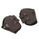 thumbnail image 3 of 2 uds botas de pata trasera de caballo carcasa de PU protector de pata de caballo de neopreno ajustable para espectáculo ecuestre deportes de alta velocidad pata trasera marrón L, 3 of 5