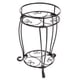thumbnail image 2 of Soporte de planta en maceta de metal Sincero doble capa estilo Europeo Negro, 2 of 10