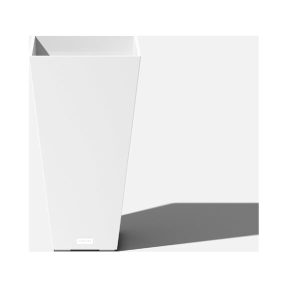Veradek Pure Series Midland 26" Plastic Planter - White