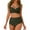Army Green, variant on Zszcpp Tankinis Swimsuits For Women 2025 Bow Seaside Full Coverage V Neck Padded High Waisted Ruched Two Piece Swimsuit Sets Swimwear