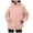 Blue, variant on Bmisegm Women Oversized Pullover Hoodies Short Velvet Long Sleeve with Pockets Winter Womens Sweatshirts Hot Pink XXL