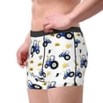 thumbnail image 2 of Sikiie Tractor And Vehicle Print Men's Boxer Briefs, Elastic Waistband Boxer Briefs Leggings-X-Large, 2 of 5