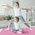 thumbnail image 2 of Gymax Tri-Fold Folding Exercise Mat 6 ft x 2 ft Portable Gymnastics Tumbling Mat Yoga, 2 of 7
