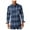 Blue - truenavy, variant on Mens Vintage Plaid Flannel Button Up Shirt, Red, Small