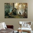 thumbnail image 2 of Wall26 - Black Bears in Forest Painting - Canvas Art Wall Art, 2 of 4