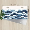 thumbnail image 2 of License Plate, Blue Wave Pattern Decorative Front,Personalized Stainless Steel License Plate Cover For Men Women,12.2" X 6.2", 2 of 6
