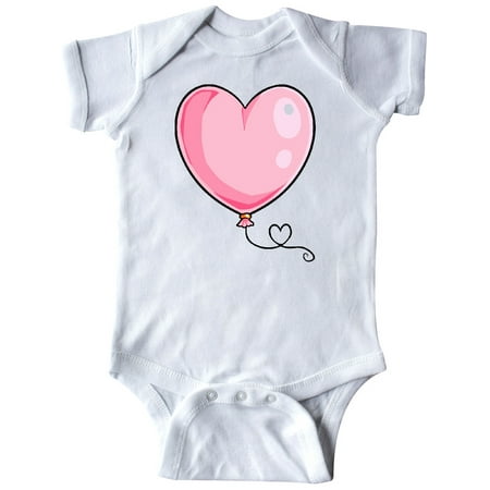 

Inktastic Pink Balloon Heart Gift Baby Boy or Baby Girl Bodysuit