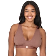 Womens So Comfy Wire-Free Rib Lounge Bra, Sizes S-XXXL