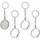 thumbnail image 1 of Llavero metálico con soporte para monedas y medallones (4 unidades), 39,5 mm (1,55 pulgadas), aleación de platino. Incluye anillo metálico., 1 of 5