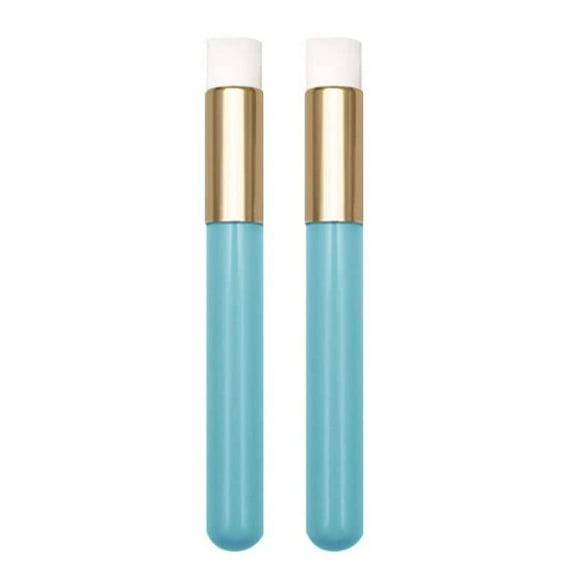 2 Pcs Lash Brushes for Cleansing Eyelash Shampoo Brush Lash Cleaning Brush Nose Pore Deep Cleaning Brush Blackhead Remover Tools Facial Cleaning Wash Brush锛圔lue锛?
