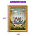 thumbnail image 5 of Happy Easter Bulldog American Flag Truck Bunny Ears Acrylic Plaque with Wood Photo Frame Box Dog Lover Gifts Idea Light Box - 03001, 5 of 5