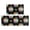 Game Controller Black Pattern, variant on Game Controller Black Pattern Anti Fatigue Kitchen Rugs Set Of 2, Non Slip Washable Decorative Floor Mats for Kitchen Sink Laundry, 17"x30" and 17"x47"
