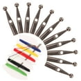 thumbnail image 1 of UPOUART 10Pcs Replacement Umbrella Bone Covers Folding Umbrella Accessories Aluminum Alloy, 1 of 8