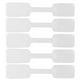 thumbnail image 1 of Juego de 200 etiquetas autoadhesivas para joyería, collares, anillos, pulseras, etiquetas de precio en blanco (cuadradas, blancas), 1 of 8