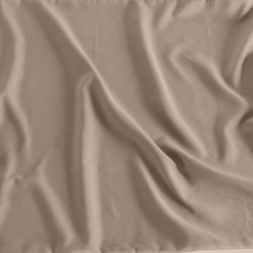 Vianney - Viasoft Twin Sheet Set - Luxuriously Ultra Soft Breathable Fabric - Wrinkle-Resistant and Easy Care Almond Color Bedding