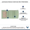 thumbnail image 6 of Julia Buxton  Stylish and Colorful Mini Trifold Wallet (Women), 6 of 6