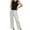 Black, variant on qolati Pajamas for Women Set 2 Piece Pjs Outfits Soft Ruffle Cap Sleeve Sleepwear Love Print Wide Leg Pants Ladies Lounge Sets