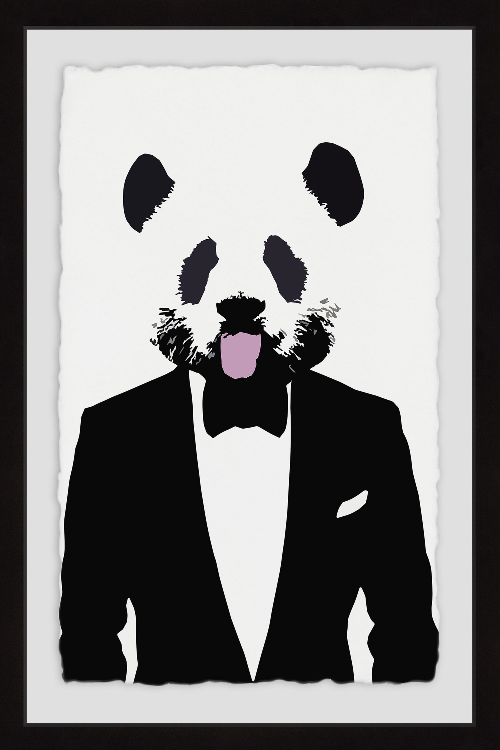 Oh Mister Panda Framed Painting Print