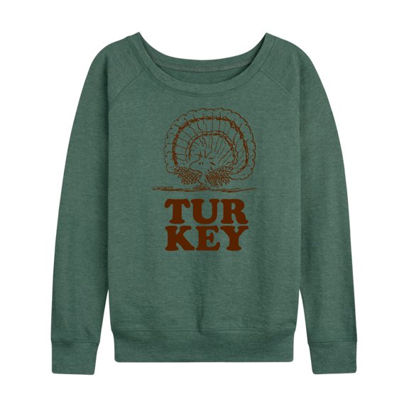 Peanuts - Woodstock Turkey - Women's Lightweight French Terry Long Sleeve Shirt