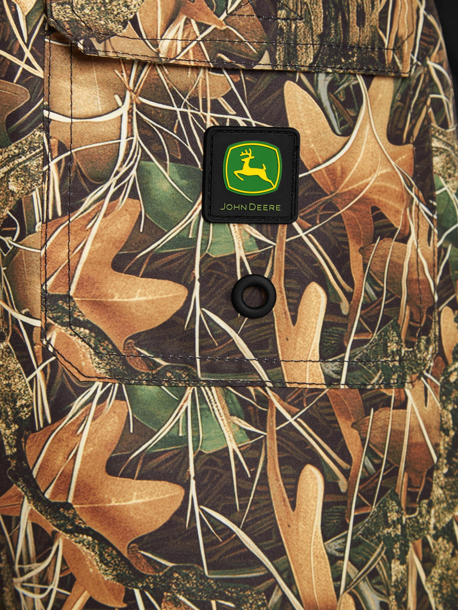 John Deere Boy’s Leaf Camo Blocked Boardshort, 1 Pack Size 4-16