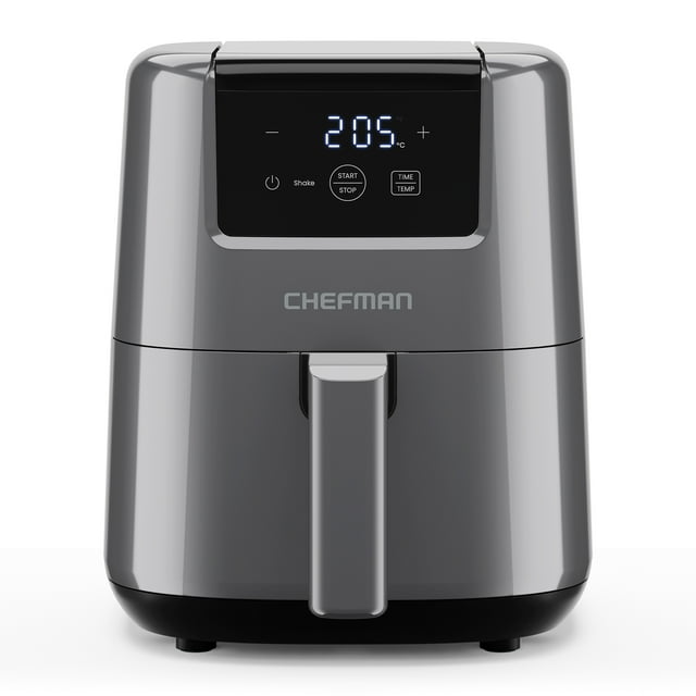 Cheman Freidora De Aire Compacta Digital 2 Qts Color Gris