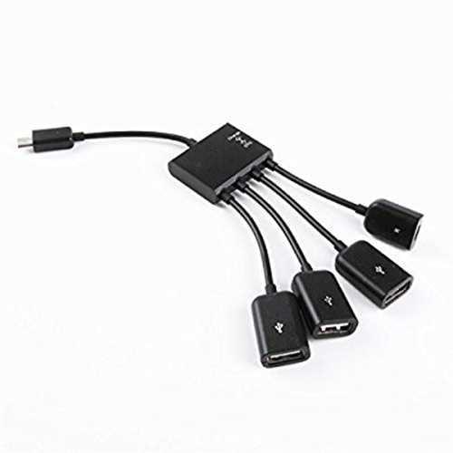 Micro Usb HUB Adaptor with Power Powered, Kirin Charging Charger OTG Cord Adapter Connector for Android Phone T - Walmart.com