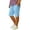 0320b Sky Blue, variant on White Shorts Boys 8-10 Girls Shorts Casual Floral Printed Short Pants Summer Ruffle Beach Shorts with Pockets Size 4-15