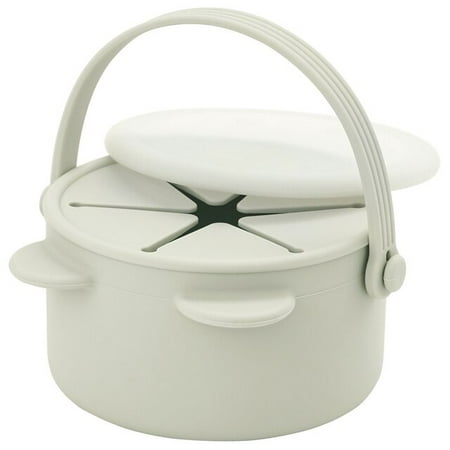 

QWZNDZG Baby Snack Storage Box Children s Portable Silicone Box with Lid Leakproof Baby Travel Snack Box Soft Silicone Baby Shower Gift