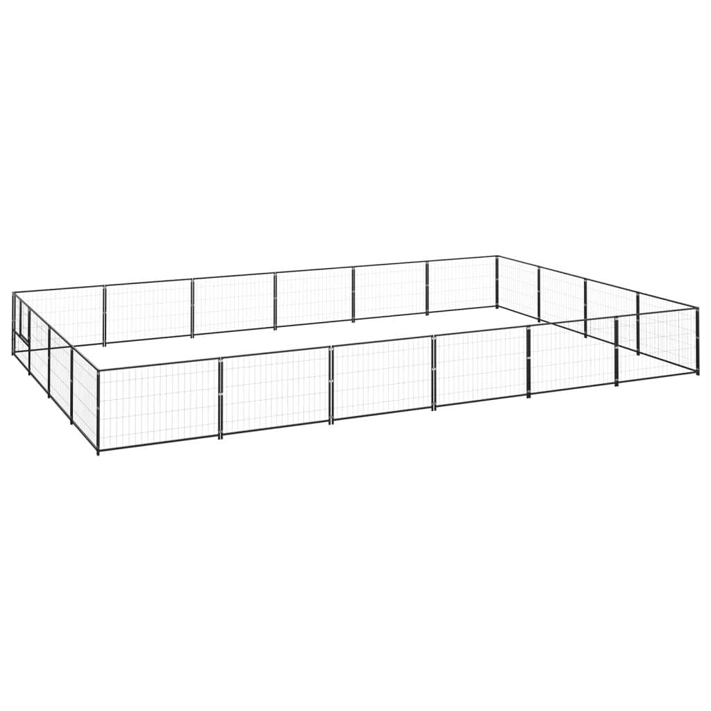 Simple Modern Living Room Double Coffee Table 47×22.8Inch Black/White HU 