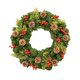 thumbnail image 4 of Corona colgante,Decoraciones de coronas navideñas para puerta de entrada al aire libre,Guirnalda navideña de bayas rojas y artificiales,Adorno colgante con hojas verdes y guirnalda 30cm, 4 of 9