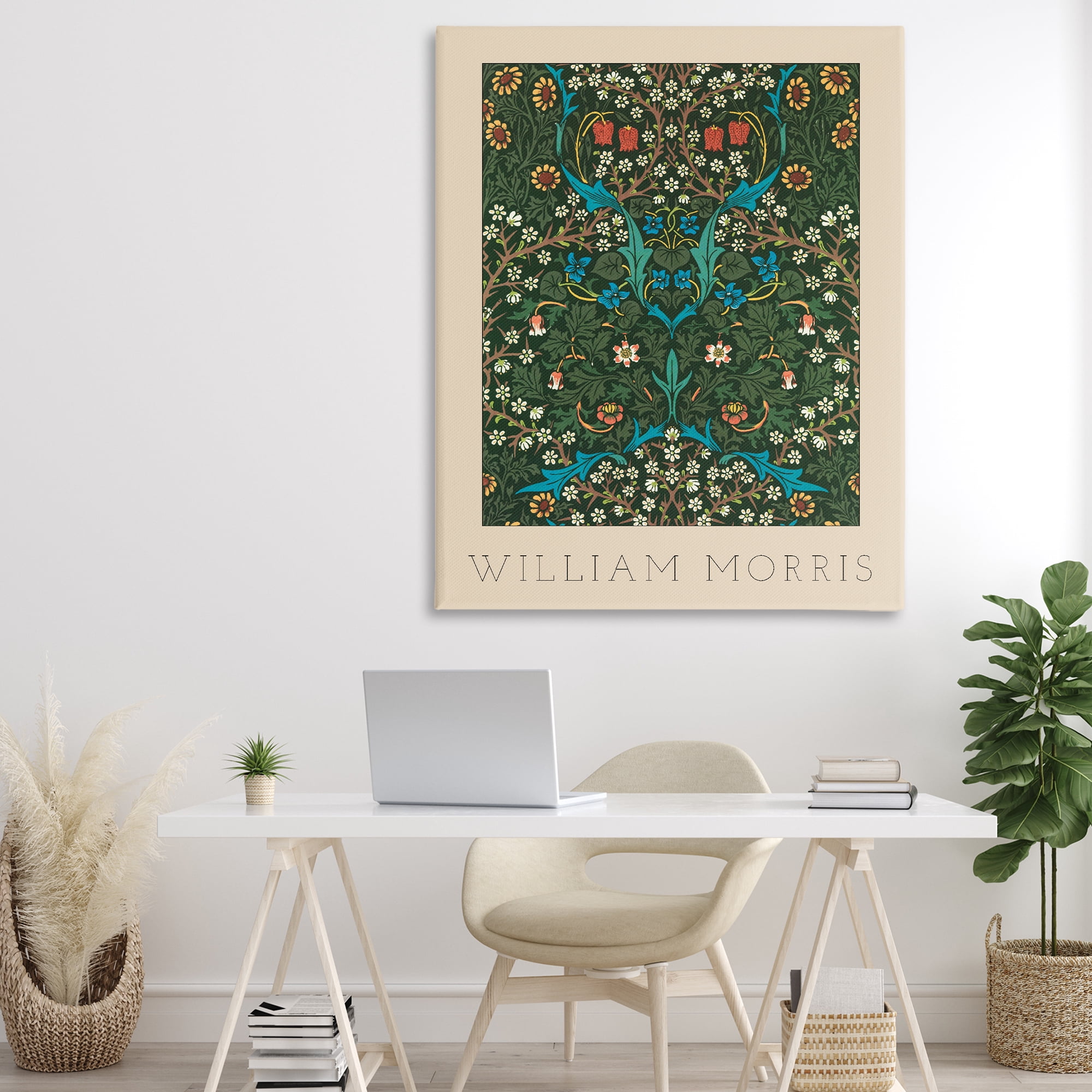 Stupell Industries Ornate Botanicals William Morris Canvas Wall Art, design by Lil' Rue
