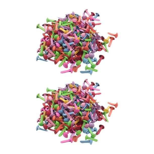 400x Mini Sujetadores Parisienses Arte de Papel Multicolor Estampacion Portapapeles DIY Herramienta 4.5 mm