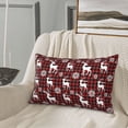 thumbnail image 5 of Balery Plaid Reindeer Snowflakes Bedding Queen Pillow Cases - Envelope Closure - Soft Brushed Microfiber Fabric - Shrinkage and Fade Resistant Pillow Cases-14"x20", 5 of 6