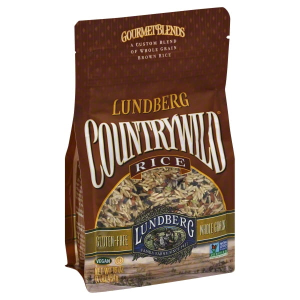 Lundberg Family FarmsÂ® Gourmet Blends CountryWildÂ® Rice 16 oz. Stand