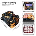 thumbnail image 3 of Kangaroo Double Layered Insulated Lunch Bag with Two Compartments - Large Capacity Refrigerated Meal Bag for Hand Carry - 7.1x11.4x16.1 Inches, 3 of 6