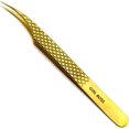 thumbnail image 1 of LLBA Lash Tweezer Professional Volume False Lash Application Tool | Multi Shapes & Purposes Tweezers | Non-Slip Grip Tweezers for Volume, Isolation & Classic Lashes (Gold, Girl Boss Isolation), 1 of 7