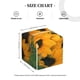 thumbnail image 4 of Balery Sunflowers 7 Porta Pañuelos de Cuero con Estampado – Funda Moderna Cuadrada para Caja de Pañuelos, Dispensador 5x5x5'', 4 of 7